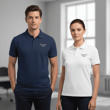 Corporate polo neck T shirts view 3